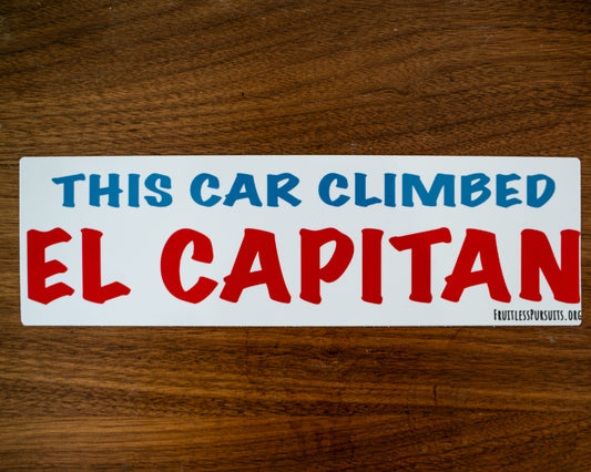 This Car Climbed El Cap